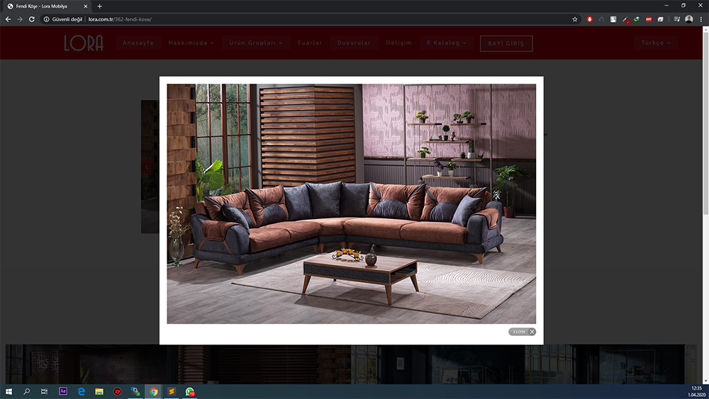 Lora Mobilya Kurumsal Web Sitesi Burhan Çaçan Kayseri Web Yazılım